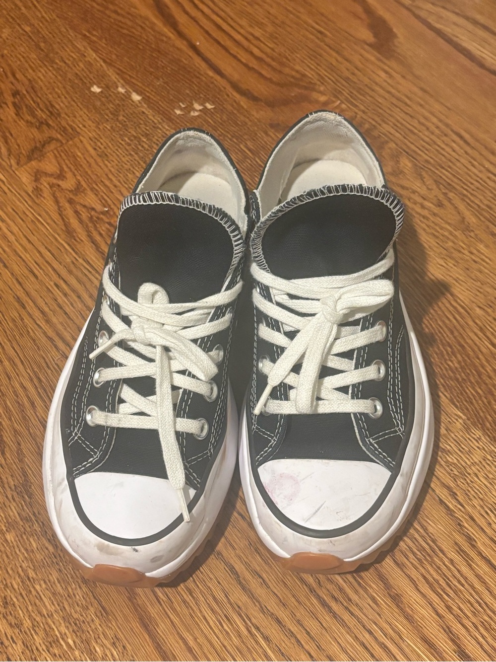 Converse Black and White Low-Top Canvas Sneakers - Picture 7 of 7
